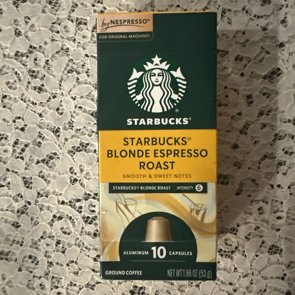 Starbucks by Nespresso Vertuo - BLONDE ESPRESSO ROAST - 50 Count Total - 04/2027
